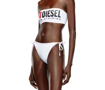 Bikini-Hose aus Recycling-Nylon mit Maxi-Logo - Panties - Damen - Weiss