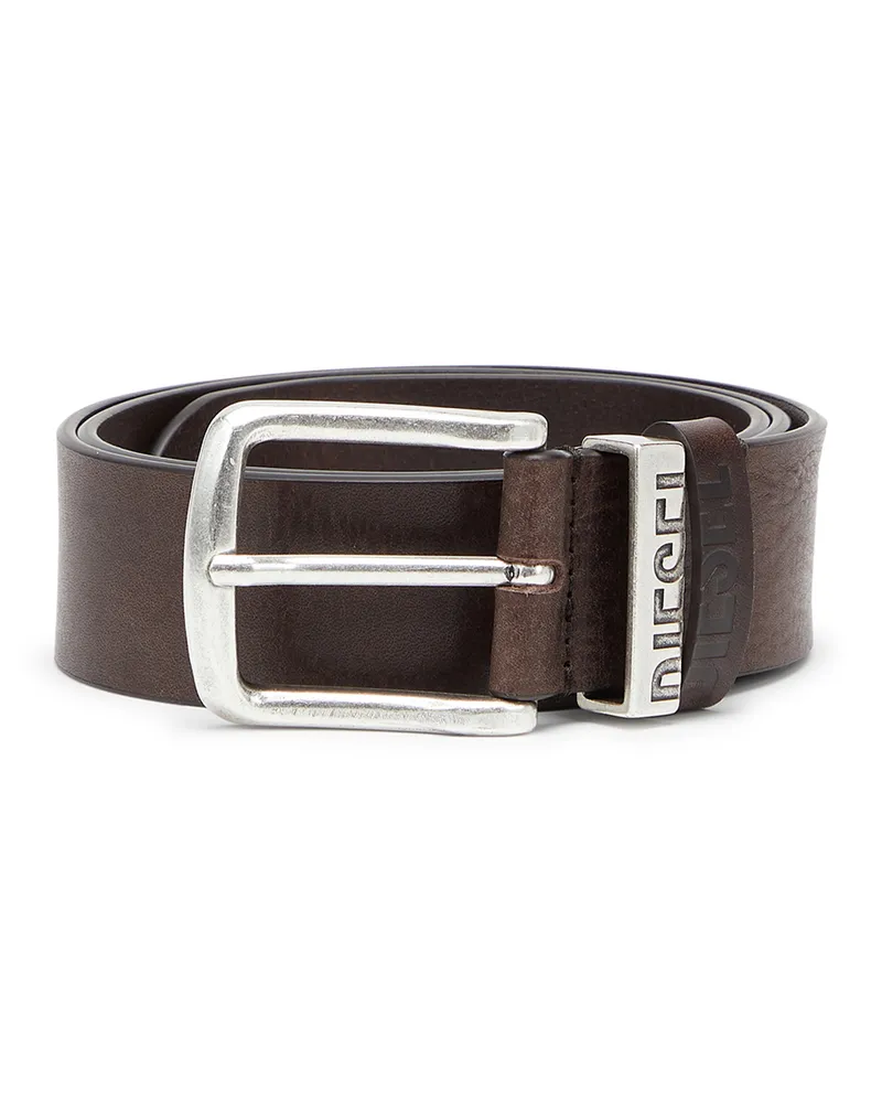 Diesel 3.9cm Gürtel mit Kontrastschlaufen - Gürtel - Herren - Braun Braun