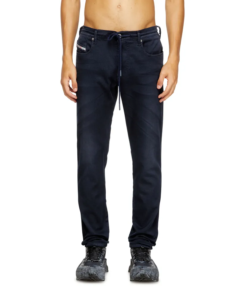 Diesel Slim Regular Waist 2062 D-Strukt Joggjeans, Farbig, Reißverschluss Blau