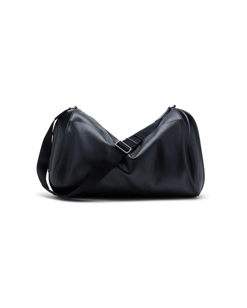 Diesel Last-D-Duffle-Tasche mit Hartschalen-Logo-Seiten - Reisetaschen - Unisex - Schwarz Schwarz