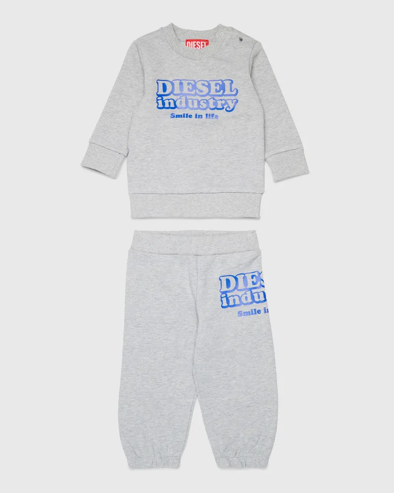 Diesel Baumwoll-Trainingsanzug mit Diesel Industry Print - Latzhosen - Unisex 