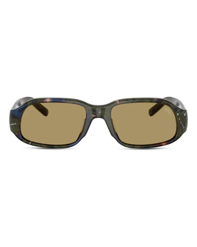 Diesel Rechteckige Sonnenbrille - Sonnenbrille - Unisex - Bunt Bunt
