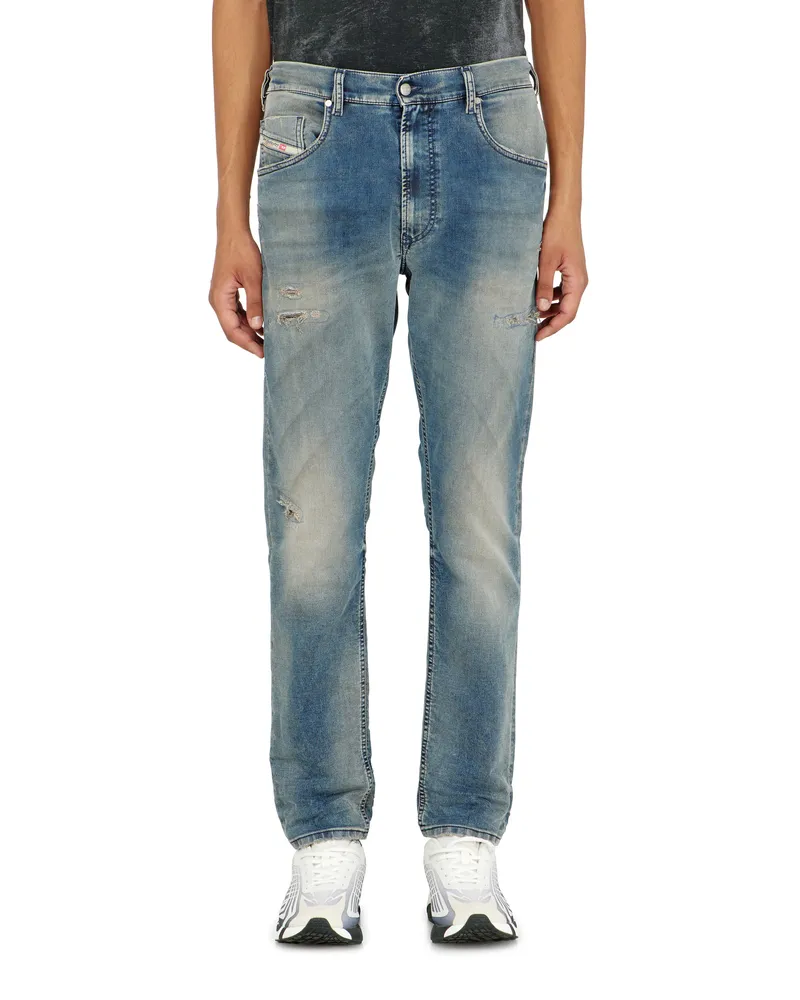 Diesel Regular Regular Waist 2032 D-Krooley-BW Joggjeans,, Elastischer Bund Blau