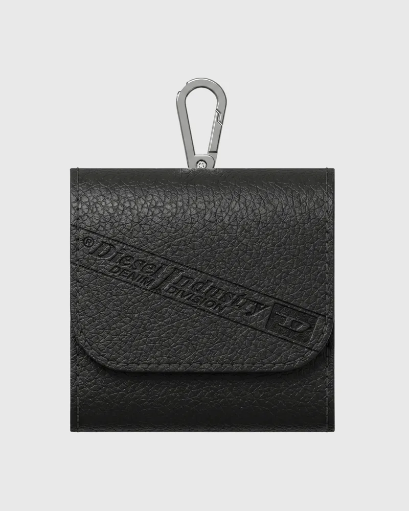 Diesel Flag D Tasche für True-Wireless-Ohrhörer - AirPods-Hüllen - Unisex - Schwarz Schwarz
