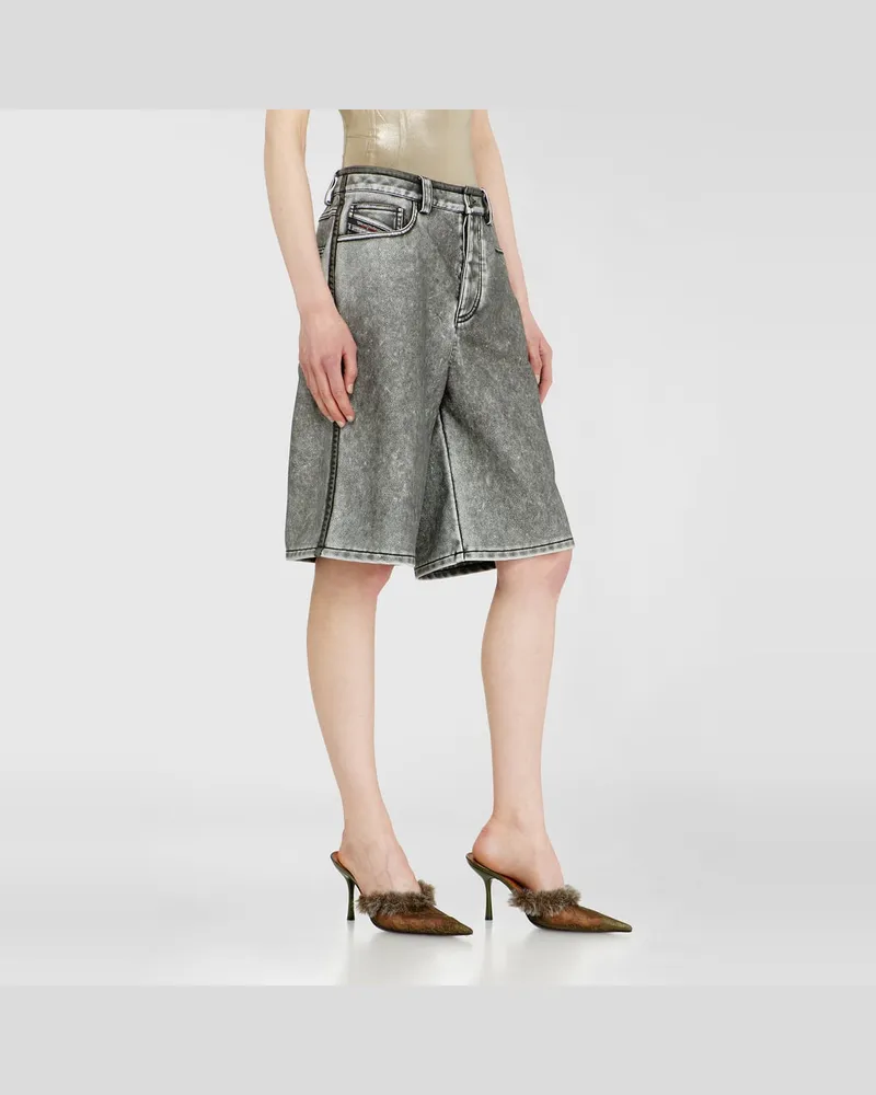 Diesel Bermudashorts aus PU - Hosen - Damen - Grau Grau