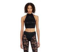 Spitzen-Bralette mit Neckholder - BHs - Damen - Schwarz