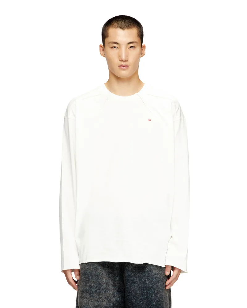 Diesel Baumwoll-T-Shirt - T-Shirts - Herren - Weiss Weiss