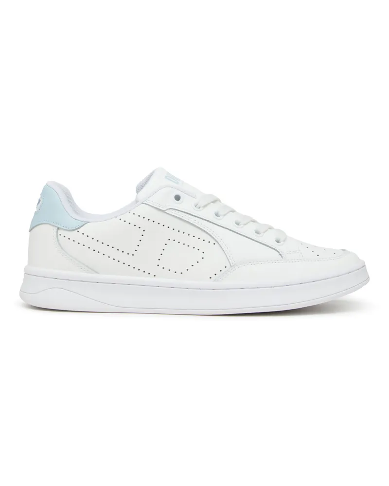 Diesel S-Dakota-Sneakers aus Leder mit perforiertem Logo - Sneakers - Damen - Bunt Bunt
