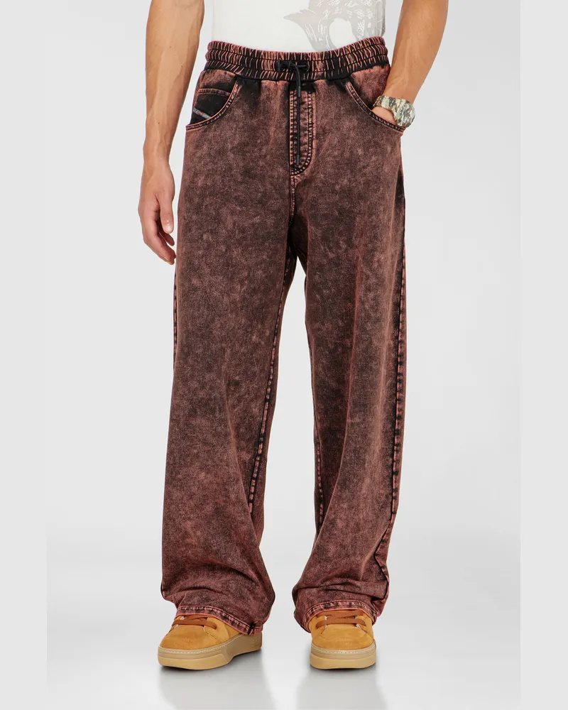 Diesel Sweatpants mit Denim-Effekt - Hosen - Herren - Rot Rot