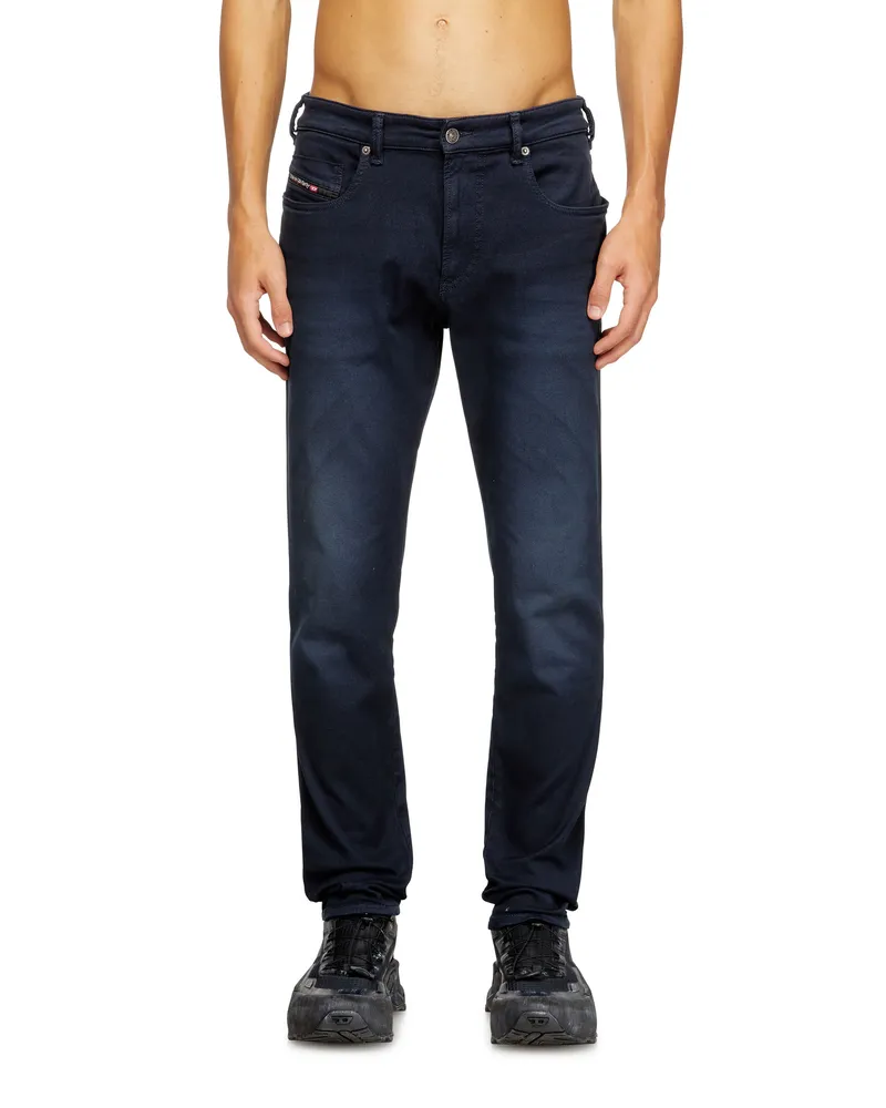 Diesel Slim Regular Waist 2062 D-Strukt Joggjeans, Farbig, Reißverschluss Blau