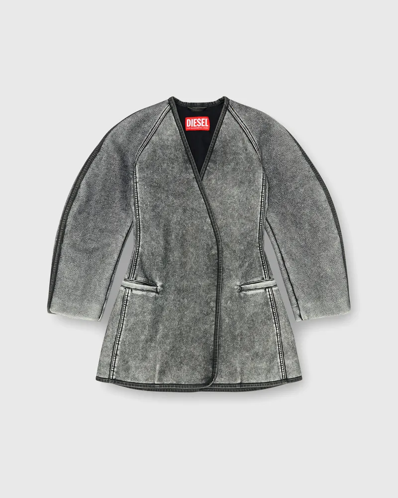 Diesel Cardigan-Jacke mit Kokonärmeln - Jacken - Damen - Grau Grau