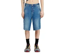 Utility-Jeansshorts im Utility-Stil - Denim Kurze Hose - Herren - Blau