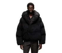 Wickel-Daunen-Jacke aus Stretch-Nylon - Winterjacken - Herren - Schwarz