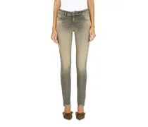 Skinny Jeans Regular Waist 2017 Slandy, Grau, Reißverschluss