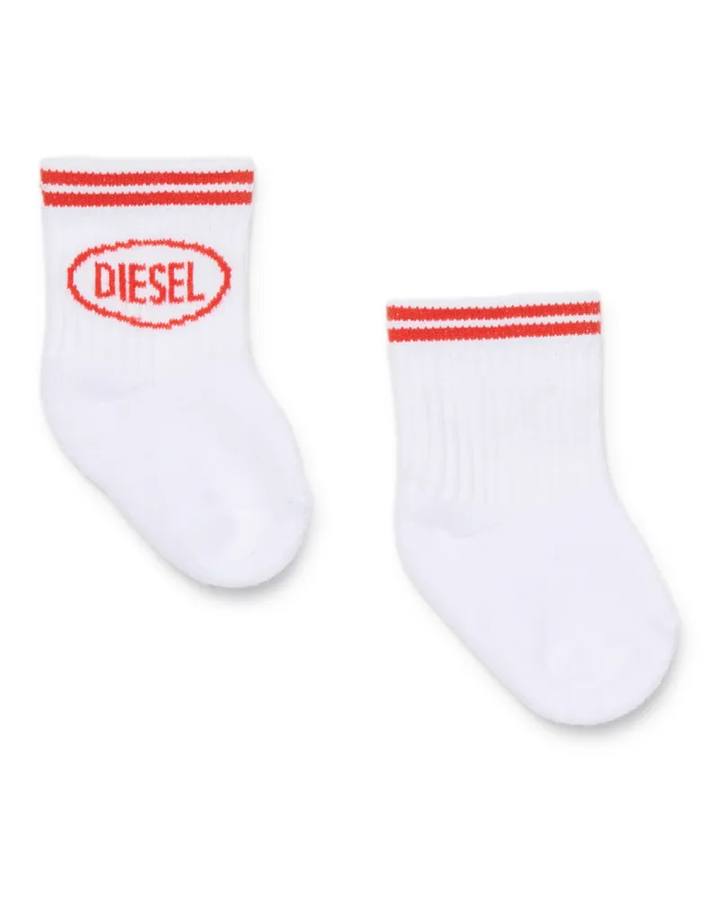 Diesel Baumwollsocken mit gestreiften Bündchen - Weitere Accessoires - Unisex - Bunt Bunt
