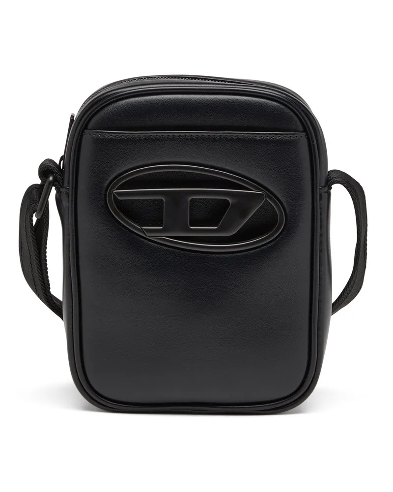 Diesel Holi-D-Crossbody-Tasche aus PU und Neopren - Schultertaschen - Herren - Schwarz Schwarz