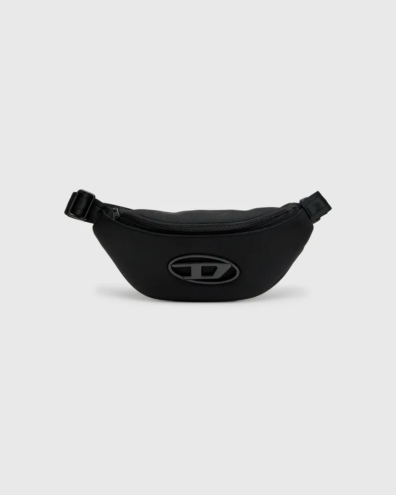 Diesel Holi-D - Gürteltasche aus Nylon mit Innentasche - Gürteltaschen - Unisex - Schwarz Schwarz