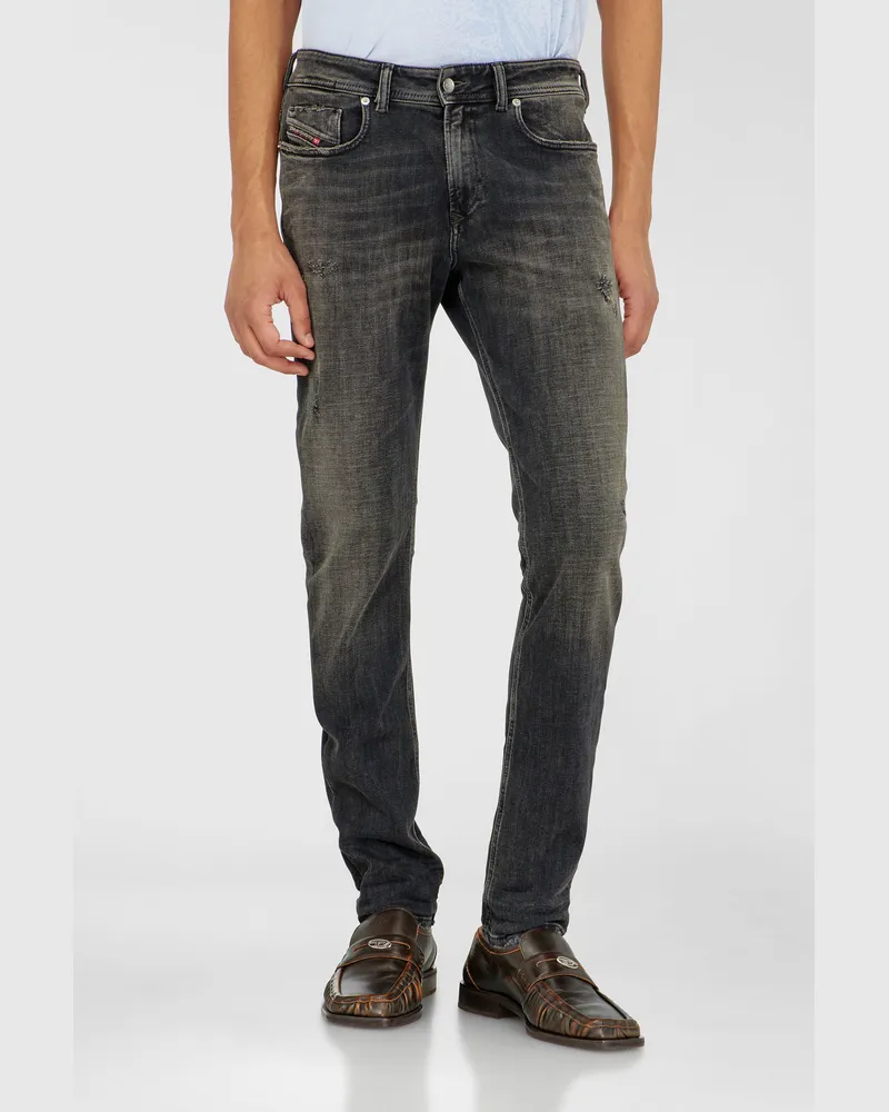Diesel Skinny Jeans Low Waist 1979 Sleenker,, Reißverschluss Schwarz