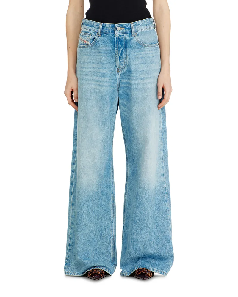 Diesel Relaxed Jeans Low Waist 1996 D-Sire - Jeans - Unisex - Blau Blau