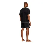 Kurze Pyjamas aus Baumwolljersey - Pyjamas - Herren - Schwarz