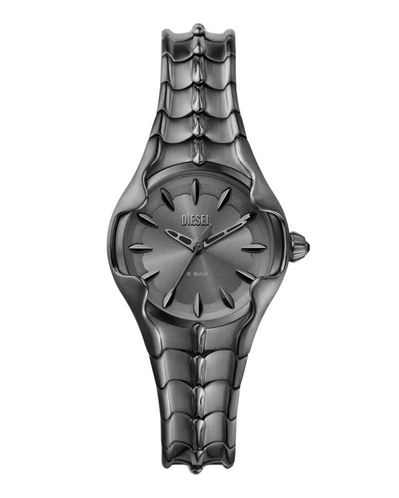 Diesel Vert Armbanduhr aus metallgrauem Edelstahl mit drei Zeigern - Uhren - Damen - Grau Grau