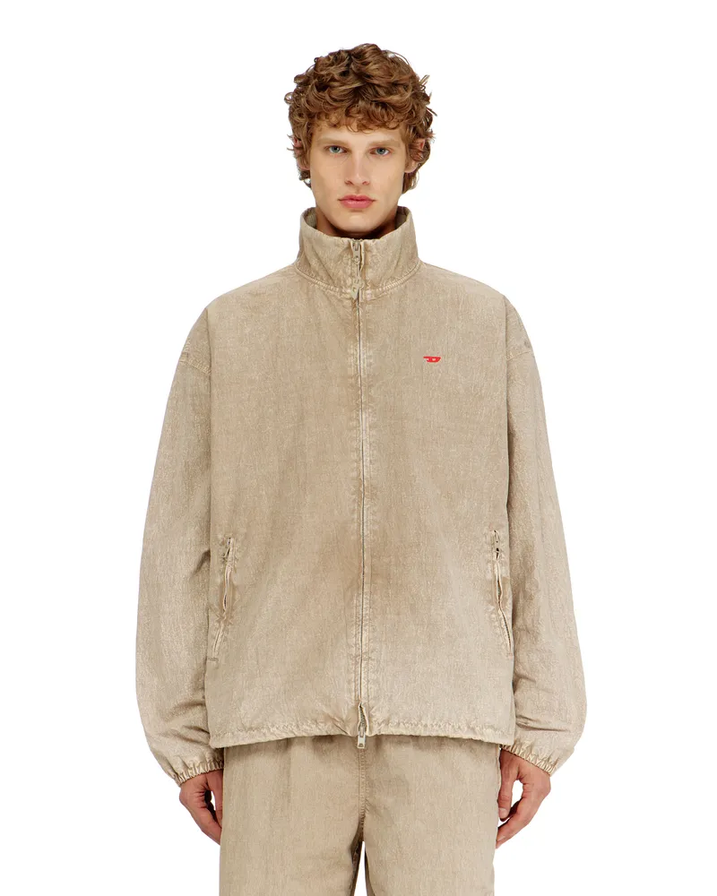 Diesel Jacke aus taslan mit spezieller Beschichtung - Jacken - Herren - Beige Beige