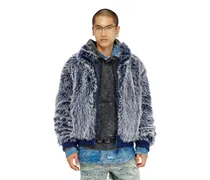 Flauschige Winterjacke - Winterjacken - Herren - Blau