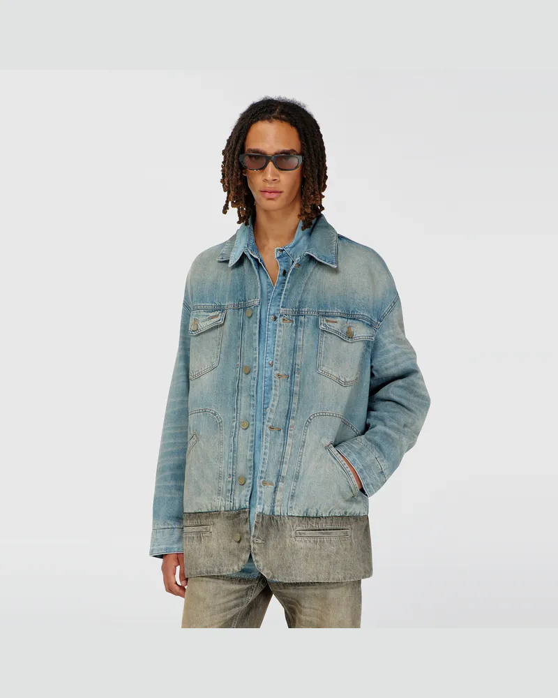 Diesel Jeansjacke mit - Denim jacken - Herren - Bunt Bunt