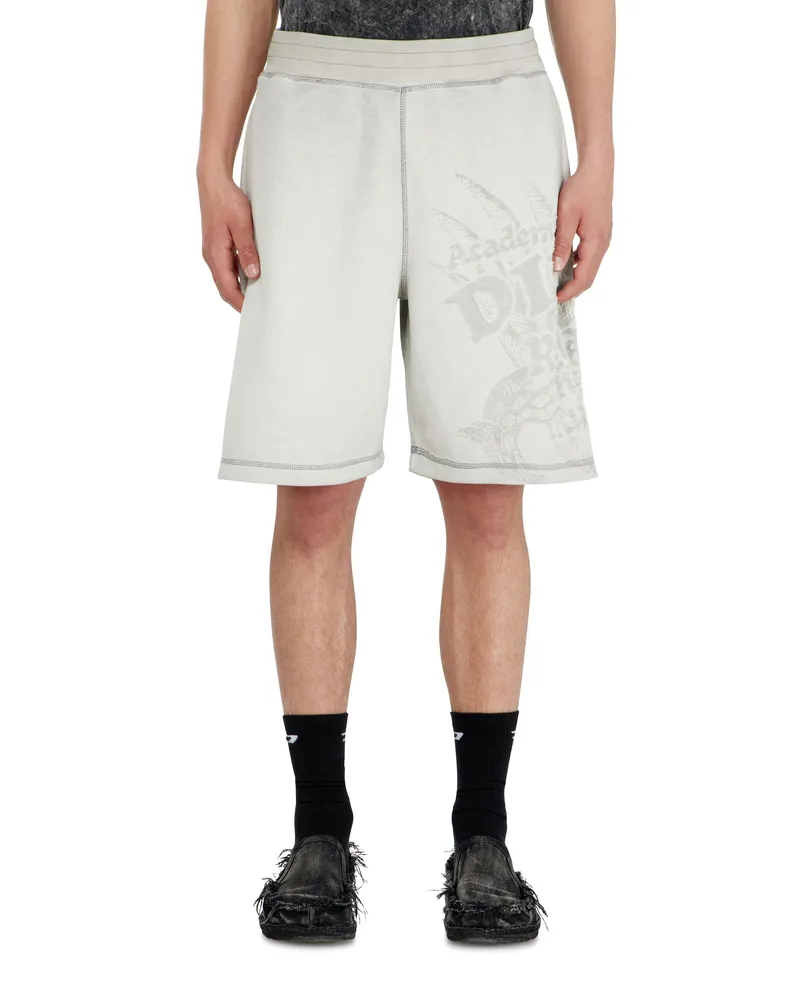 Diesel Sweatshorts mit Dévoré-Motiven - Kurze Hosen - Herren - Grau Grau