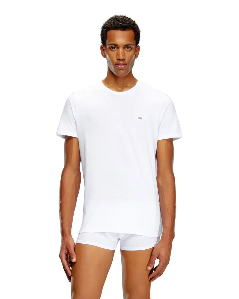 Diesel T-Shirts mit Rundhalsausschnitt im Dreierpack - Oberteile - Herren - Weiss Weiss