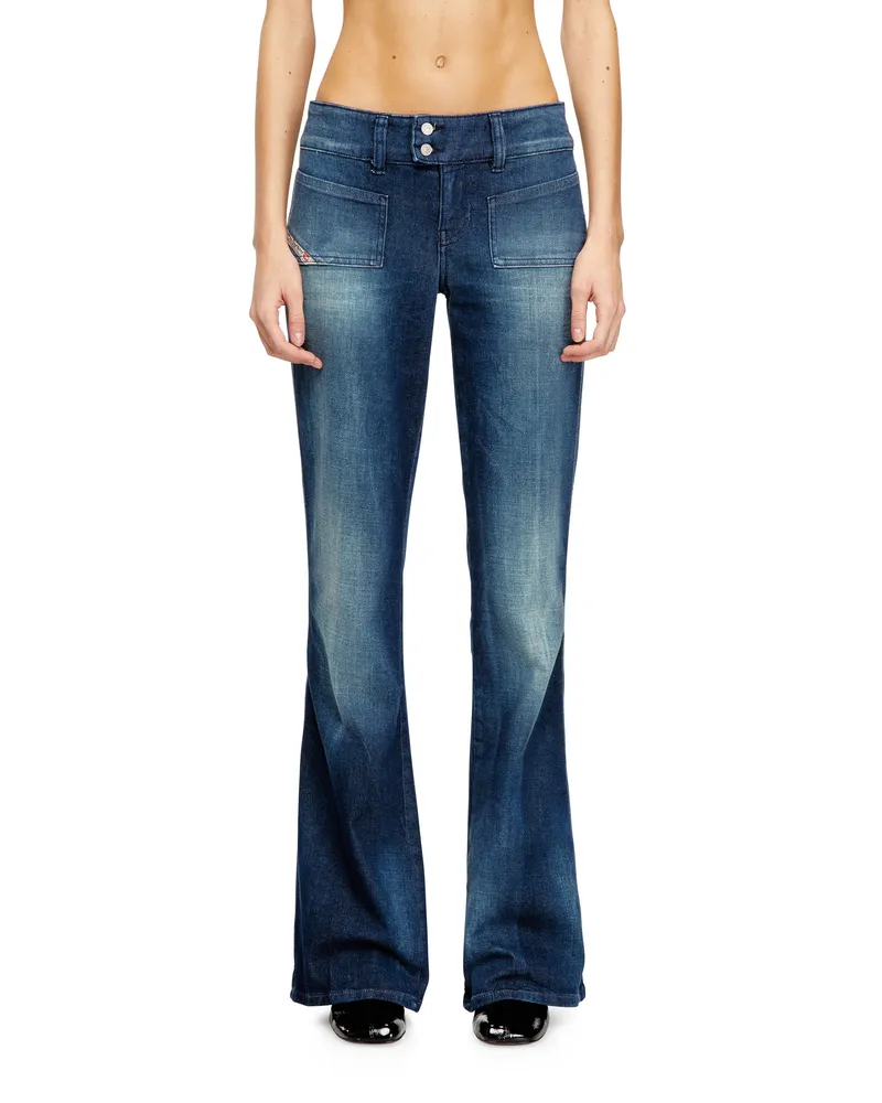 Diesel Bootcut Jeans - D-Hush - Jeans - Damen - Blau Blau