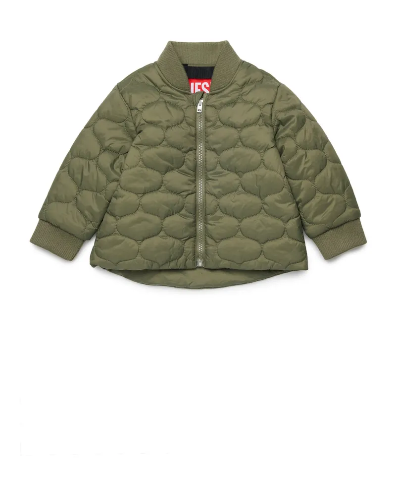 Diesel Steppjacke mit Bomberkragen - Jacken - Unisex - Grün Grün