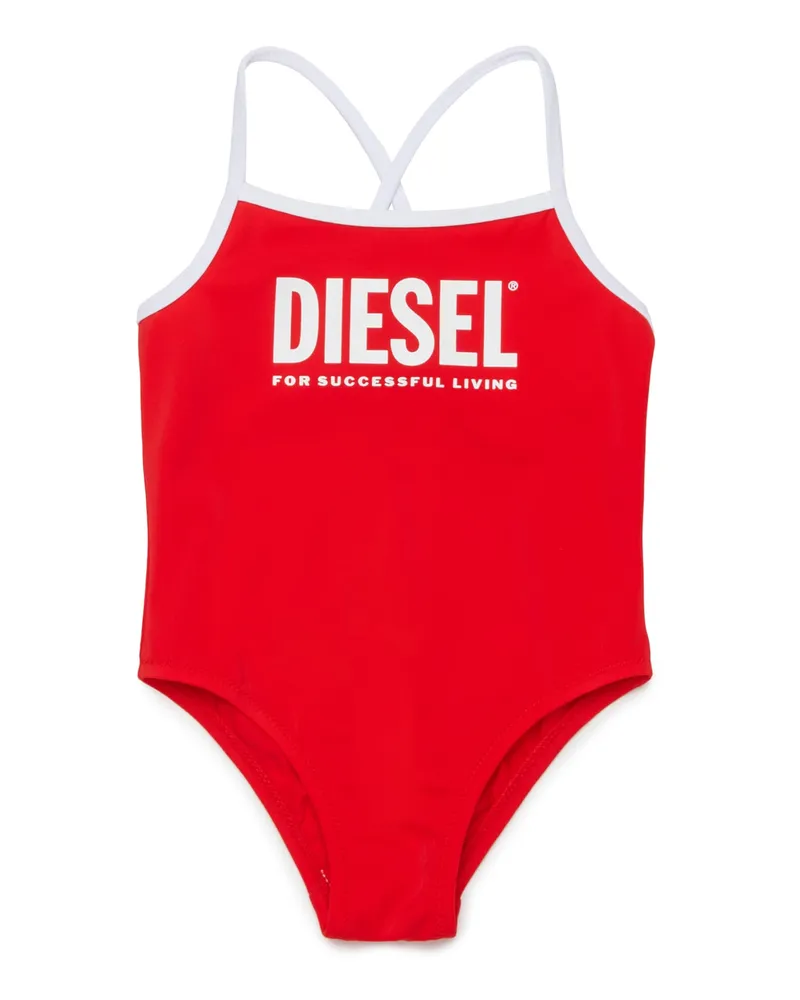Diesel Badeanzug mit kontrastierenden Abschlüssen - Beachwear - Damen - Rot Rot