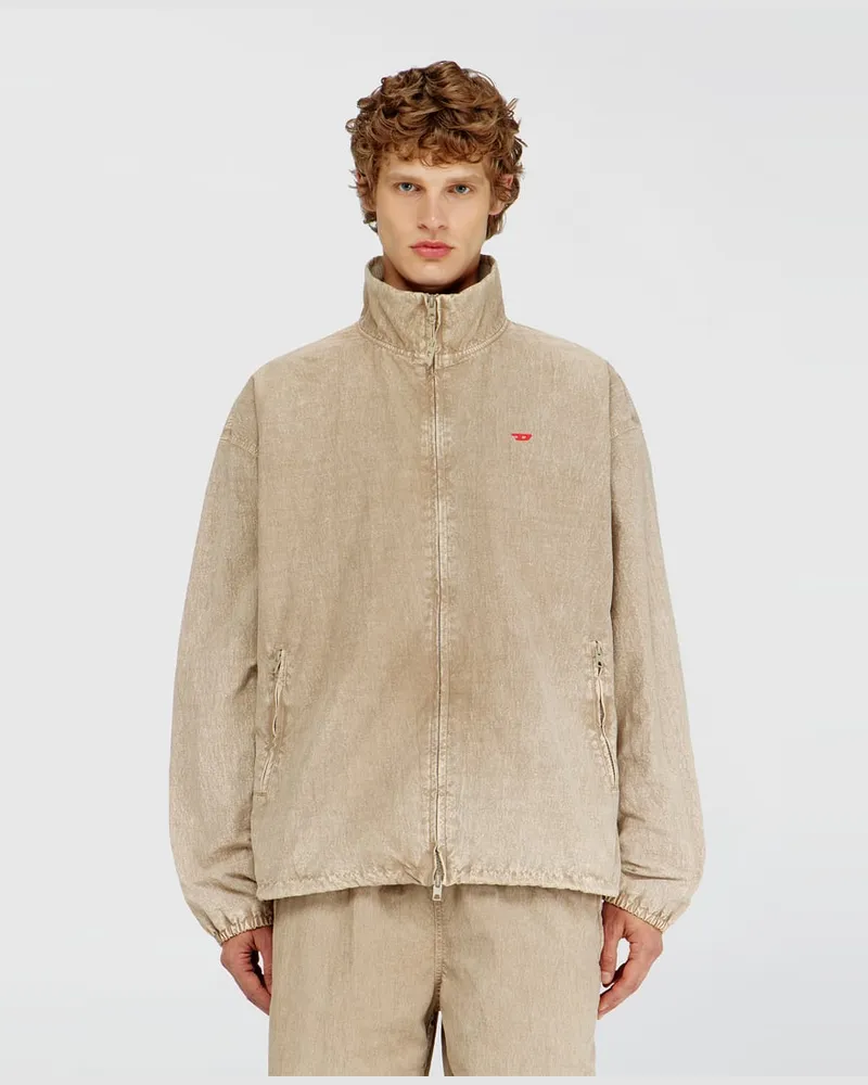 Diesel Jacke aus taslan mit spezieller Beschichtung - Jacken - Herren - Beige Beige