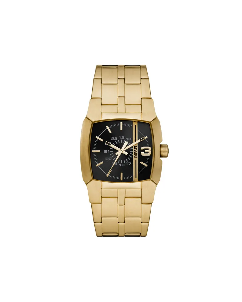 Diesel Cliffhanger Armbanduhr aus goldfarbenem Edelstahl - Uhren - Unisex - Gold Gold
