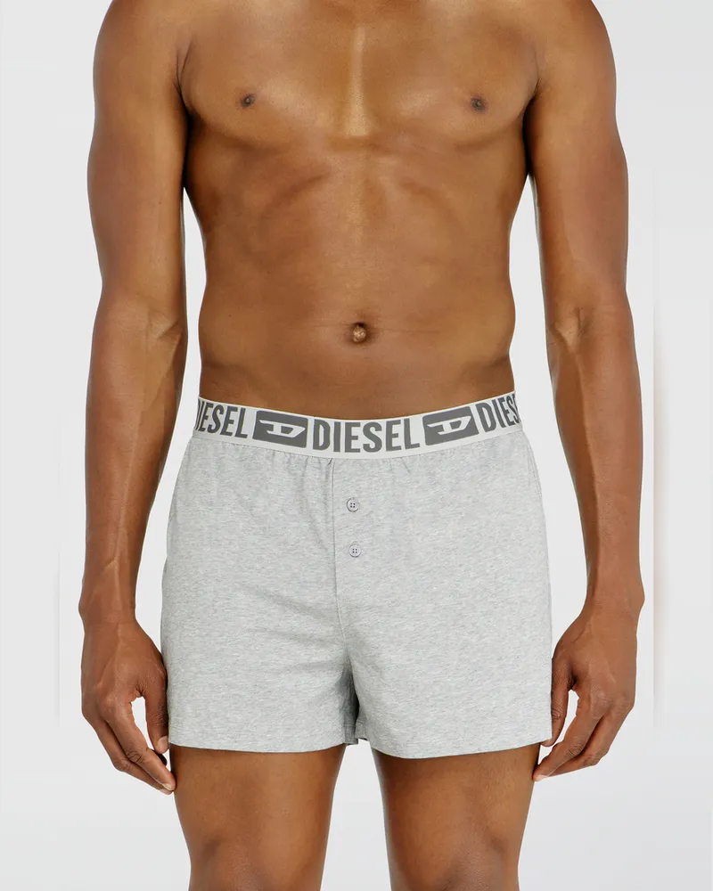Diesel Boxershorts aus stretch-baumwolle im Zweierpack - Boxershorts - Herren - Grau Grau