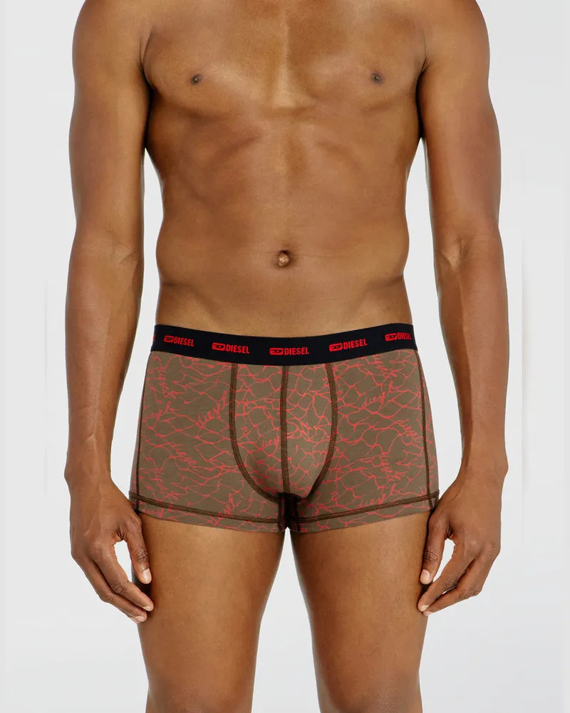 Diesel Dreierpack Trunks mit grafischem Motiv - Boxershorts - Herren - Bunt Bunt