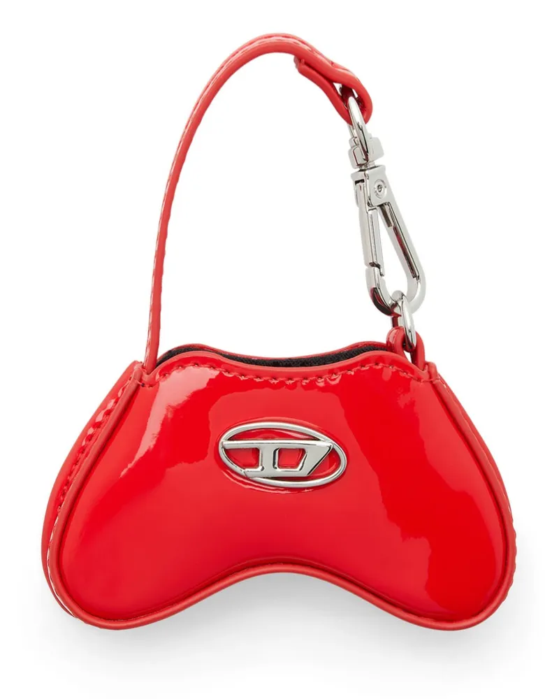 Diesel Glänzender Taschenanhänger mit Spiegel - Charms und Schlüsselanhänger - Damen - Rot Rot