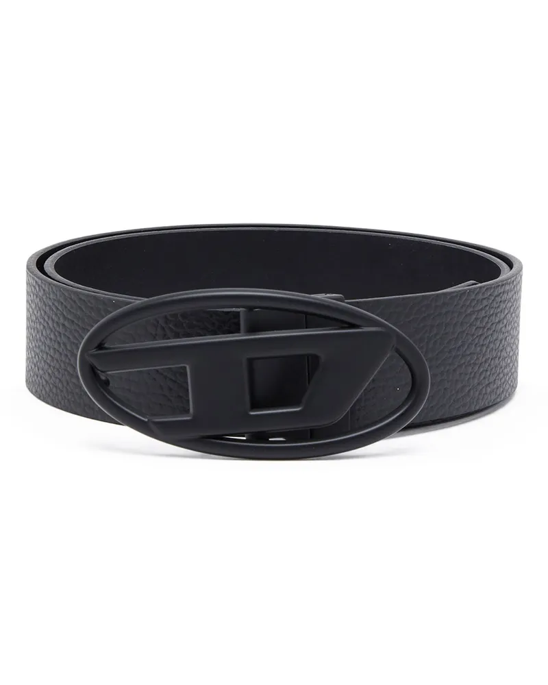 Diesel 3.9cm Gürtel aus Leder zum Wenden - Gürtel - Herren - Schwarz Schwarz