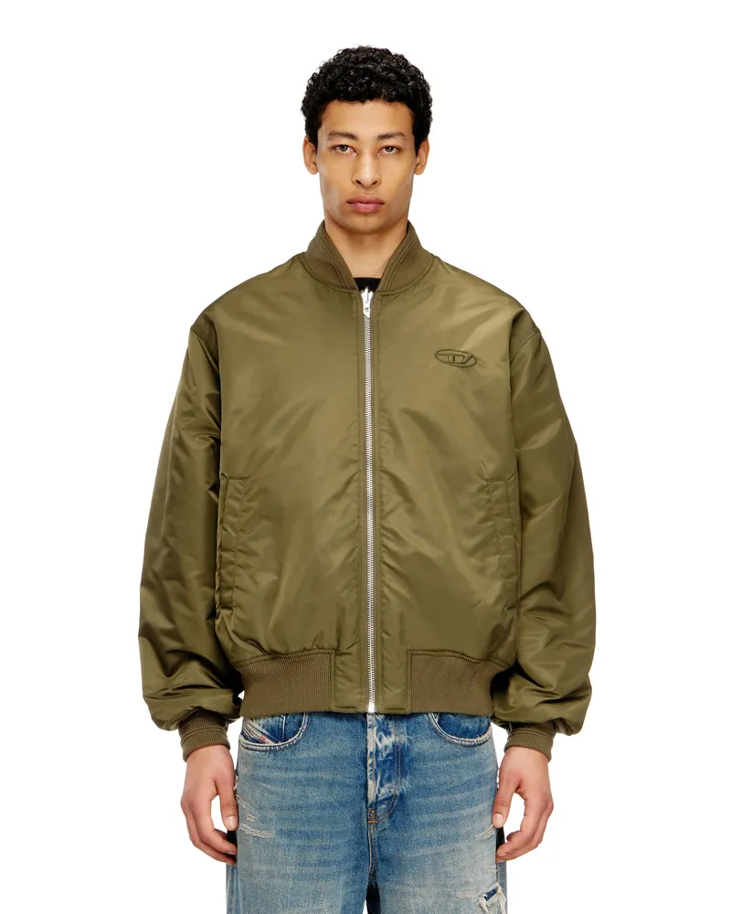 Diesel Gesteppte Bomberjacke mit Oval-D-Stickerei - Winterjacken - Herren - Bunt Bunt