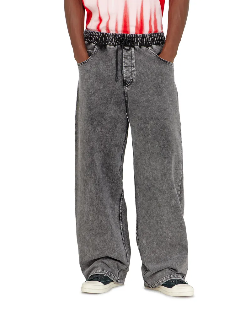 Diesel Sweatpants mit Denim-Effekt - Hosen - Herren - Grau Grau