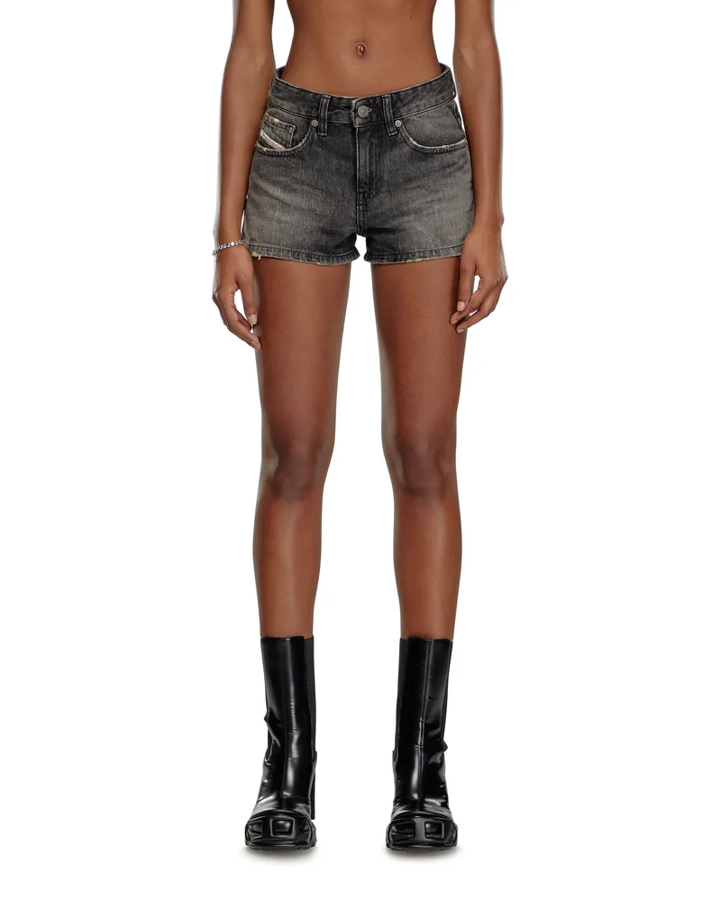 Diesel Shorts aus Denim - Kurze Hosen - Damen - Schwarz Schwarz