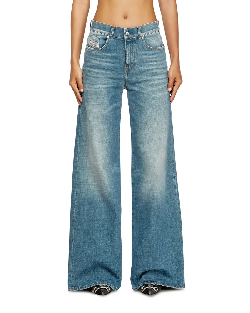 Diesel Flare Jeans - 1978 D-Akemi - Jeans - Damen - Blau Blau