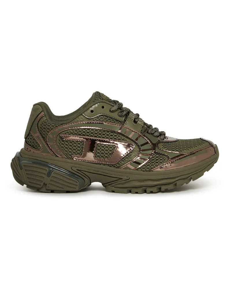 Diesel S-Pro-V-Dense - Sneakers aus Nylon mit Oval D Logo - Schuhe - Unisex - Grün Grün