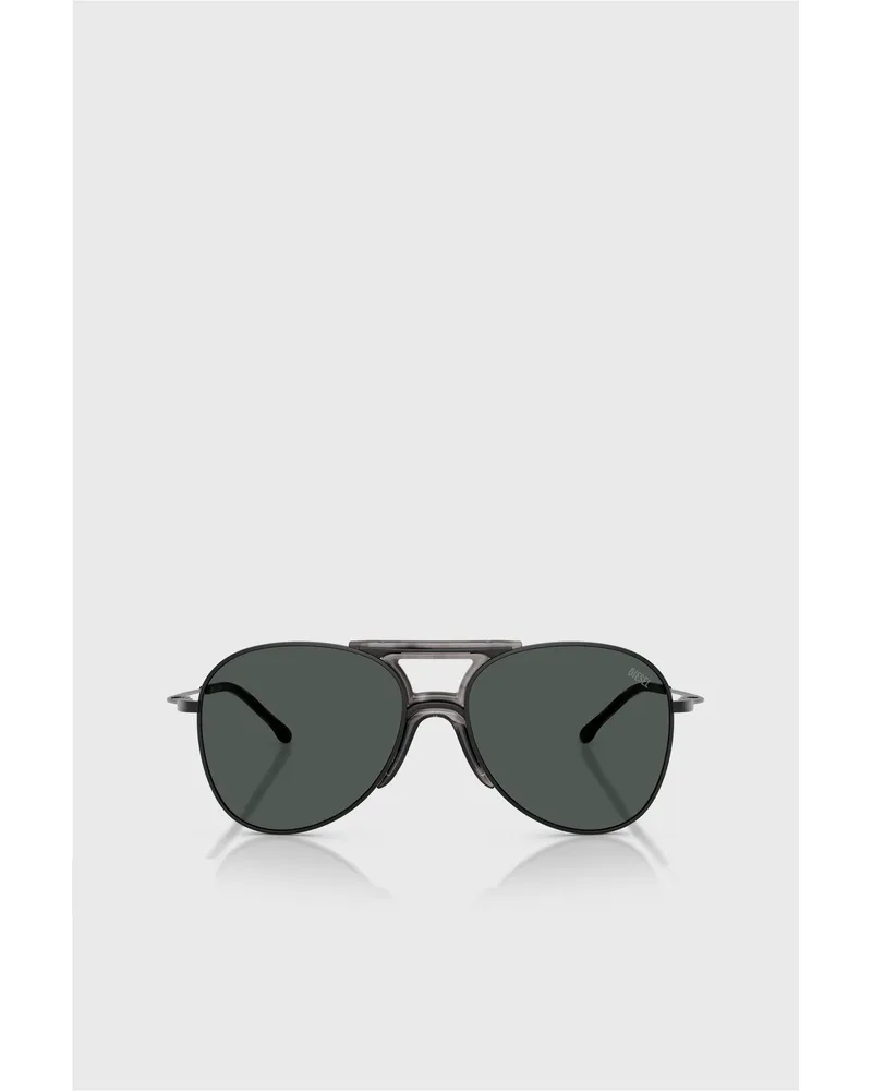 Diesel Pilot-Sonnenbrille - Sonnenbrille - Unisex - Schwarz Schwarz