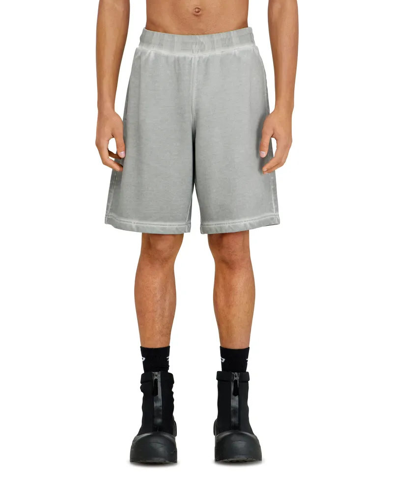 Diesel Pigmentgefärbte Sweatshorts - Kurze Hosen - Herren - Grau Grau