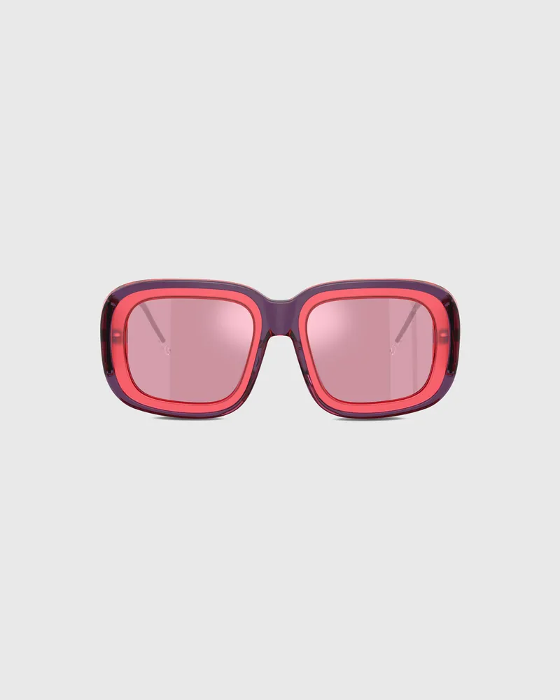Diesel Quadratische Sonnenbrillen - Sonnenbrille - Unisex - Rosa Rosa