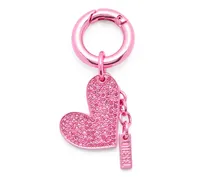 Metallherz-Anhänger mit Strasssteinen - Charms und Schlüsselanhänger - Damen - Rosa