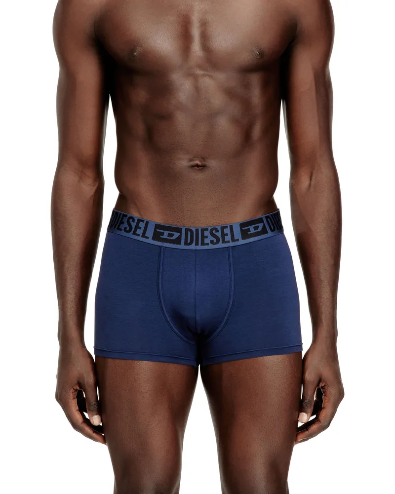 Diesel Boxershorts aus Baumwollstretch mit tonalem Bund im Dreierpack - Boxershorts - Herren - Blau Blau