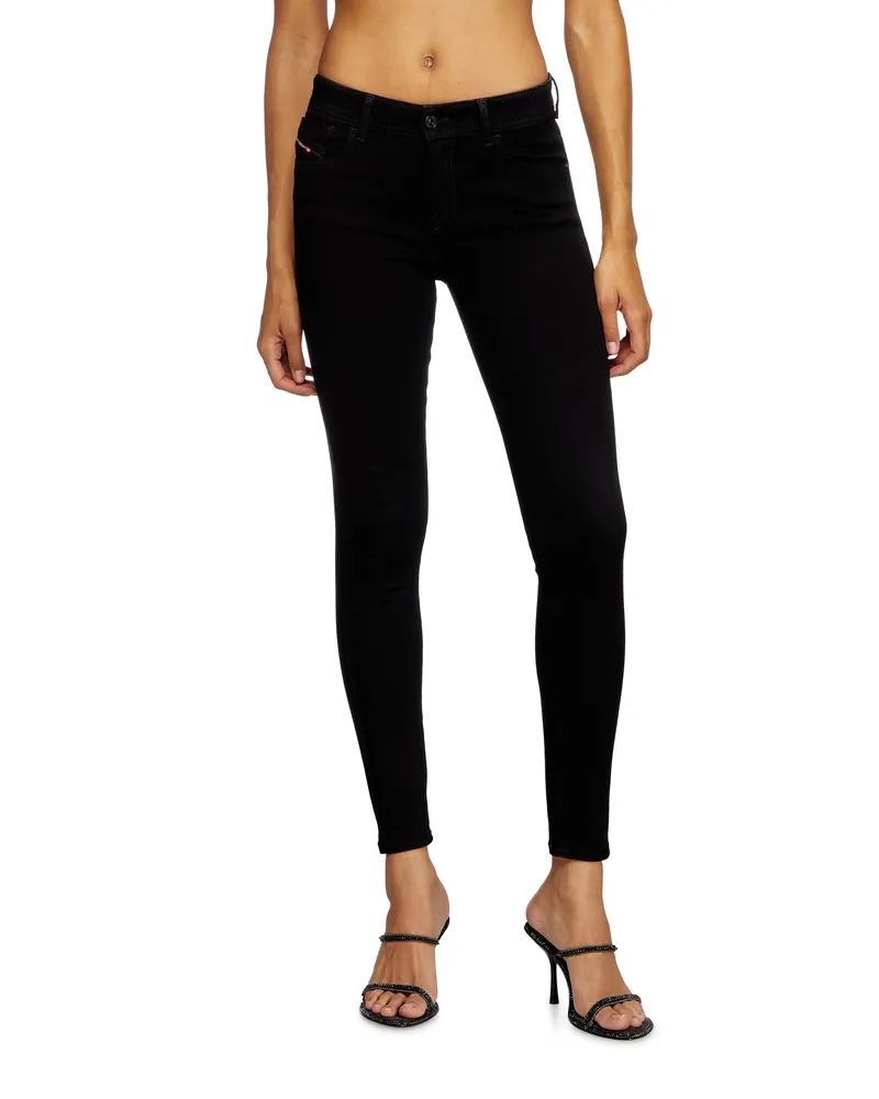 Diesel Skinny Jeans - 2017 Slandy - Jeans - Damen - Schwarz Schwarz